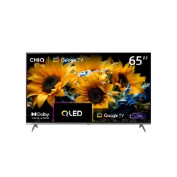 تلفزيون تشي كيو 65 بوصة 4K QLED جوجل، تحكم صوتي ذكي، HDR10، بلوتوث 5.1، موديل U65QM10