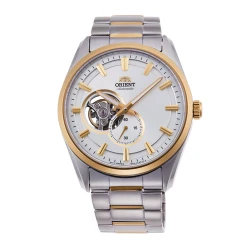 Orient RA AR0001S Contemporary Automatic Gents Watch Silver Gold Metal Bracelet