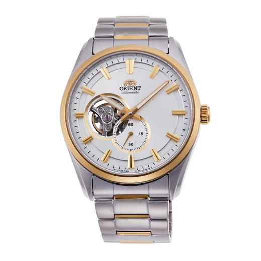 Orient RA AR0001S Contemporary Automatic Gents Watch Silver Gold Metal Bracelet