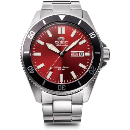 Orient Star RN-AA0915R Men's Diver Style Metal Band Wristwatch