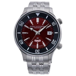 Orient Weekly Auto King Diver RA AA0D02R Red Dial 200m Water Resistant Watch