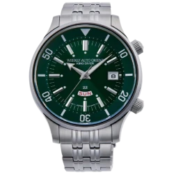 Orient Weekly Auto King Diver RA AA0D03E Green Dial Steel Watch 200m