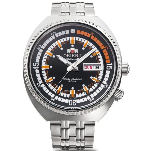 Orient Neo Sports 200m Automatic Diver RA-AA0E05B Black Dial Stainless Steel Watch Orient Neo Sports 200m Automatic Diver RA-AA0E05B Black Dial Stainless Steel Watch