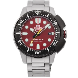 Orient M-Force RA-AC0L02R Men's Automatic Dive Watch Steel Sapphire Crystal 200m