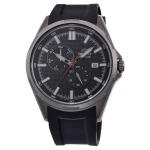 Orient Defender II Mechanical Sports Watch Black Dial Black Silicon Strap 42.4mm - ORIENT
