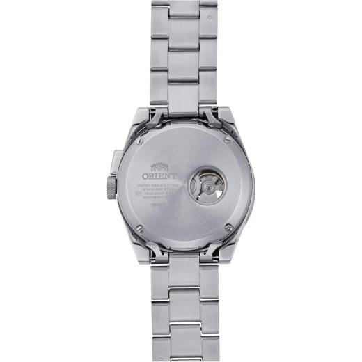 Orient Retro Future Camera Open Heart Automatic Steel Watch RA-AR0201B Silver-Tone Band - ORIENT - Image 2