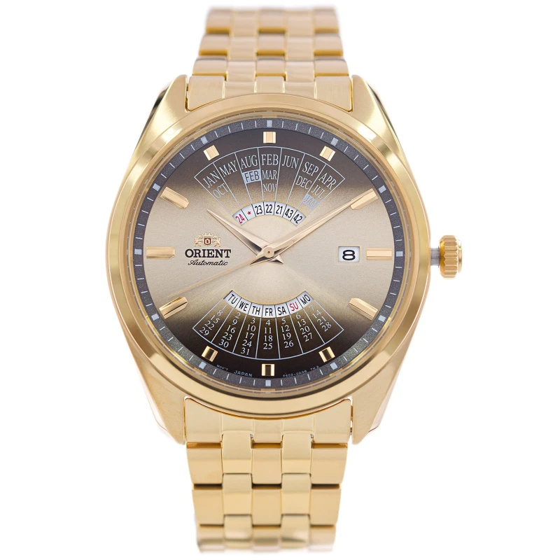 Orient Multi Year Calendar RA-BA0001G Automatic Steel Watch with Cream Dial - ORIENT
