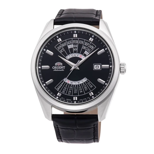 Orient RA-BA0006B Contemporary Multi-Year Calendar Automatic Black Leather Strap Watch Orient RA-BA0006B Contemporary Multi-Year Calendar Automatic Black Leather Strap Watch