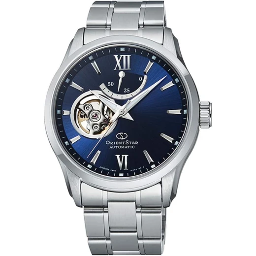 Orient Star Contemporary Open Heart Automatic Watch Blue Dial Sapphire Glass Orient Star Contemporary Open Heart Automatic Watch Blue Dial Sapphire Glass