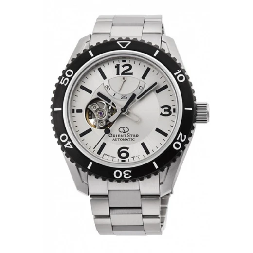 Orient Star Sports Semi Skeleton RK-AT0107S Men's Watch Stainless Steel Silver 43.2mm Orient Star Sports Semi Skeleton RK-AT0107S Men's Watch Stainless Steel Silver 43.2mm