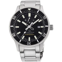 Orient Star Sports Diver's 200m Black Dial Sapphire Crystal Stainless Steel Watch