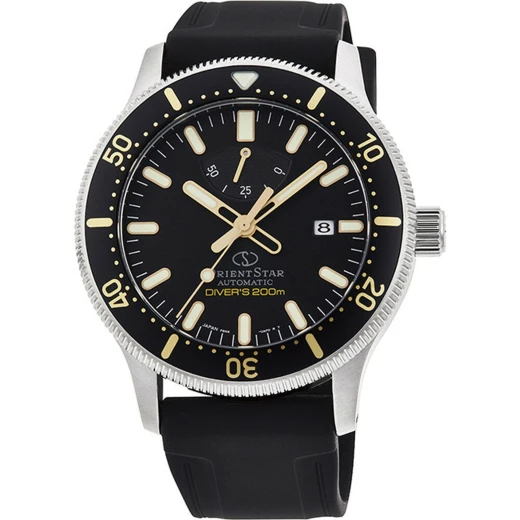 Orient Star Sports RE AU0303B Diver Automatic Watch Black Steel 43.6mm Orient Star Sports RE AU0303B Diver Automatic Watch Black Steel 43.6mm