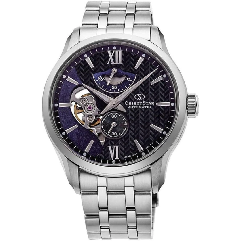 Orient Star Men's Automatic Contemporary Blue Dial Watch RE AV0B03B00B 41mm - ORIENT