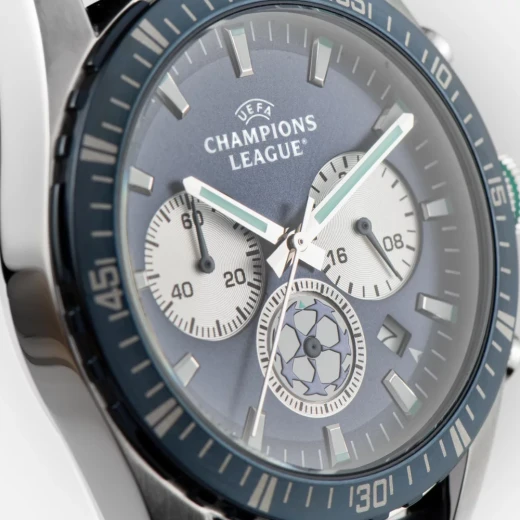 Jacques Lemans UEFA Champions League CL 102A Watch Stainless Steel Leather Strap 42mm - Jacques lemans - Image 2