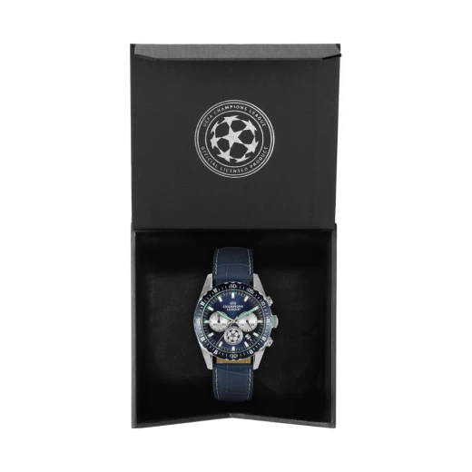 Jacques Lemans UEFA Champions League CL 102A Watch Stainless Steel Leather Strap 42mm - Jacques lemans - Image 3