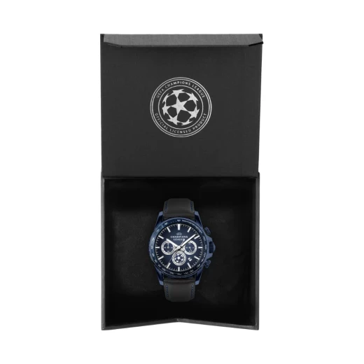 Jacques Lemans UEFA Champions League CL 105A Watch Stainless Steel Leather Strap 42mm - Jacques lemans - Image 2
