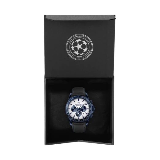 Jacques Lemans UEFA Champions League CL 105B Watch Stainless Steel 42mm Leather Strap - Jacques lemans - Image 2