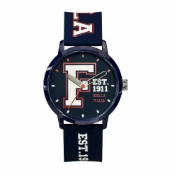 Fila 38-326-202 Blue Dial Blue Silicone Strap Japanese Quartz 42mm Men's Watch