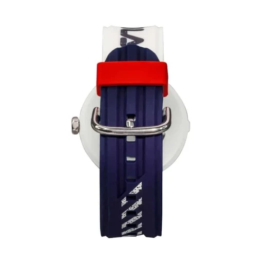 Fila Container 38 338 102 Watch Black Dial White Blue Silicone Strap 40mm - Fila - Image 2