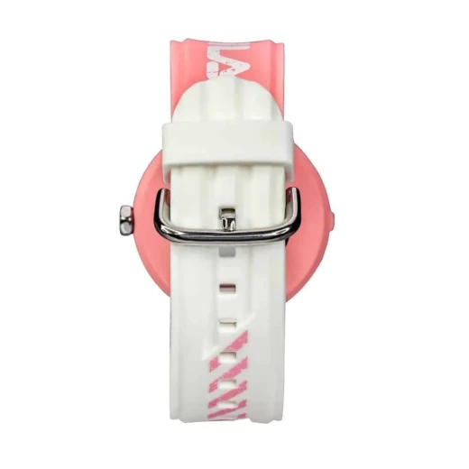 Fila Container Watch 38 338 106 Pink Alloy Case 40mm White Dial Silicone Strap Japanese Quartz Movement 3 ATM Water Resistance 1 Year Warranty Ladies Fashion Wristwatch - Fila - Image 3