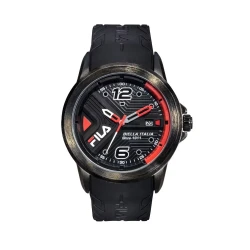 Fila My Drive 38 170 201 Men's Watch Black Silicone Strap 43mm