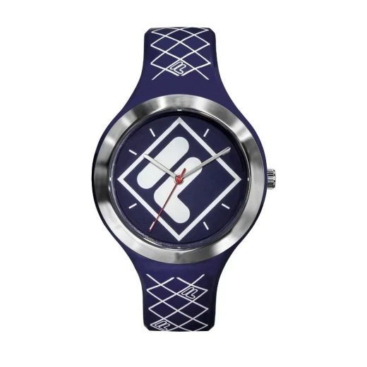 Fila My Court 38-342-002 Watch Blue Silicone Strap 42mm Miyota 2035 Quartz Movement 3 ATM Water Resistance Blue Dial Case Stainless Steel 1 Year Warranty Unisex Sport Watch Fila My Court 38-342-002 Watch Blue Silicone Strap 42mm Miyota 2035 Quartz Movement 3 ATM Water Resistance Blue Dial Case Stainless Steel 1 Year Warranty Unisex Sport Watch