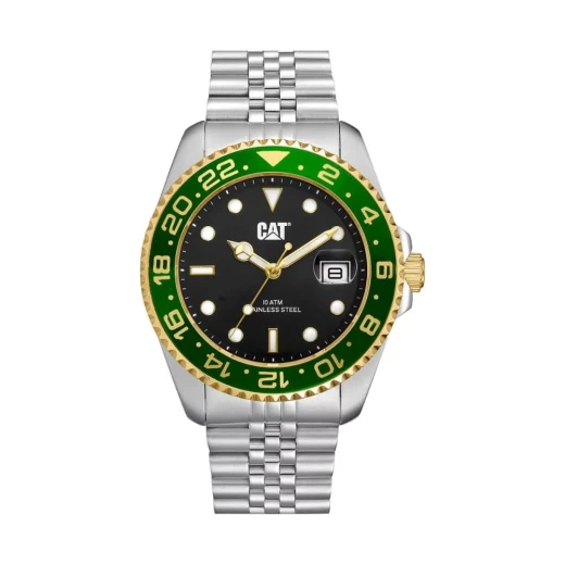 Cat R Type 1.2 Watch Green Gold Stainless Steel 43mm Case 100M Water Resistant Mineral Crystal Miyota 2315 Movement Men's Timepiece AO.141.11.123 Durable Design Cat R Type 1.2 Watch Green Gold Stainless Steel 43mm Case 100M Water Resistant Mineral Crystal Miyota 2315 Movement Men's Timepiece AO.141.11.123 Durable Design