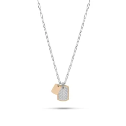 Cat J003N00128 Necklace Stainless Steel Chain Pendant Jewelry