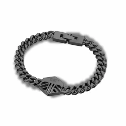 Cat J046B00111 Bracelet Stainless Steel Silver Women's Jewelry Elegant Design Durable Accessory Perfect Gift For Her Adjustable Size