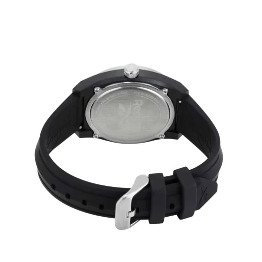 ساعة ريبوك ليجازي للرجال مينا أزرق داكن حزام سيليكون أسود 43 ملم - Reebok - Image 2