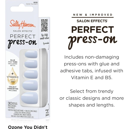 Sally Hansen Salon Effects Press On Nails O Zone Kit: Easy Application, Long Lasting, Stylish Nail Art - Sally Hansen - Image 5