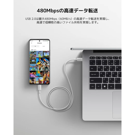 كابل شاومي 3A USB A إلى USB C بطول 1 متر للشحن السريع ونقل البيانات تصميم مضفر متين متوافق مع الهواتف الذكية والأجهزة اللوحية والأجهزة الأخرى التي تدعم USB C بناء عالي الجودة - شاومي - Image 4