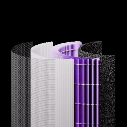 Xiaomi Smart Air Purifier 4 Lite Filter Pro, HEPA Activated Carbon Filter, Removes Dust, Smoke, Odors - Xiaomi - Image 4