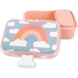 Skip Hop Spark Style Rainbow Snack Kit, Leak-Proof 24 oz Container for Kids