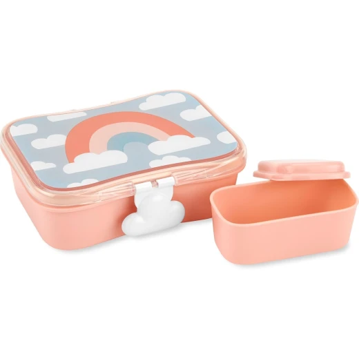 Skip Hop Spark Style Rainbow Snack Kit, Leak-Proof 24 oz Container for Kids - Image 2