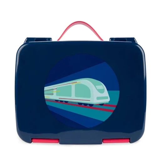 Skip Hop Zoo Train Bento Lunch Box, Durable, Leak-Proof, Dishwasher Safe, 3+ Years Skip Hop Zoo Train Bento Lunch Box, Durable, Leak-Proof, Dishwasher Safe, 3+ Years