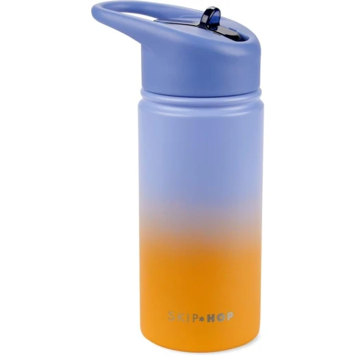 Skip Hop Wander Stainless Steel Kids Water Bottle Outer Space 450ml - Image 3