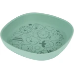 Skip Hop Squad Green Silicone Baby Plate, Non-Slip, 6+ Months
