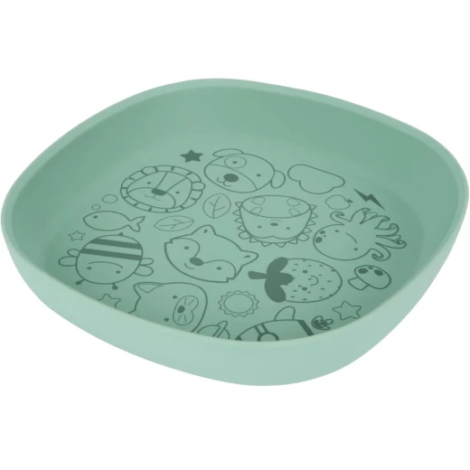 Skip Hop Squad Green Silicone Baby Plate, Non-Slip, 6+ Months Skip Hop Squad Green Silicone Baby Plate, Non-Slip, 6+ Months