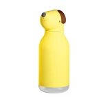 Asobu Bestie Insulated Bottle Yellow 460ml Stainless Steel Leakproof with Straw - Asobu
