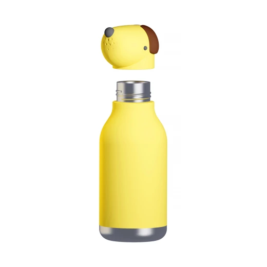 Asobu Bestie Insulated Bottle Yellow 460ml Stainless Steel Leakproof with Straw - Asobu - Image 2