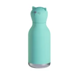 Asobu Bestie Kitty Turquoise 460ml Insulated Stainless Steel Water Bottle with Straw - Asobu