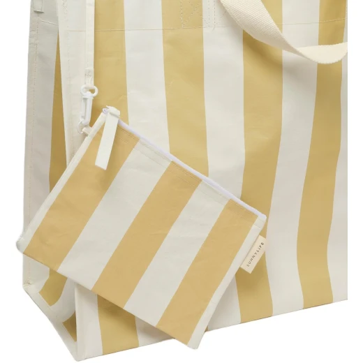 Sunnylife Carryall Beach Bag Butternut Waterproof Durable with Detachable Pouch 58cm - Sunny life - Image 3