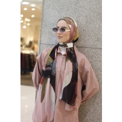 حجاب كاين من الشيفون الجورجيت ناعم وخفيف وأنيق للاستخدام اليومي 300x70 سم