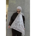 حجاب كاين نود باترفلايز شيفون جورجيت ناعم خفيف الوزن وأنيق 300x70 سم - كاين