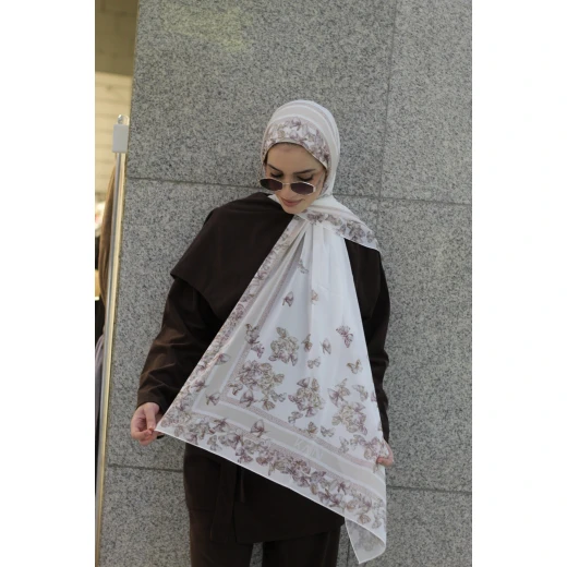 حجاب كاين نود باترفلايز شيفون جورجيت ناعم خفيف الوزن وأنيق 300x70 سم حجاب كاين نود باترفلايز شيفون جورجيت ناعم خفيف الوزن وأنيق 300x70 سم