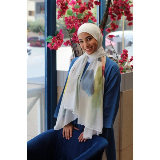 Joker 2 Georgette Chiffon Hijab Scarf Soft Comfortable Daily Wear 300x70cm - Joker 2 - Image 2