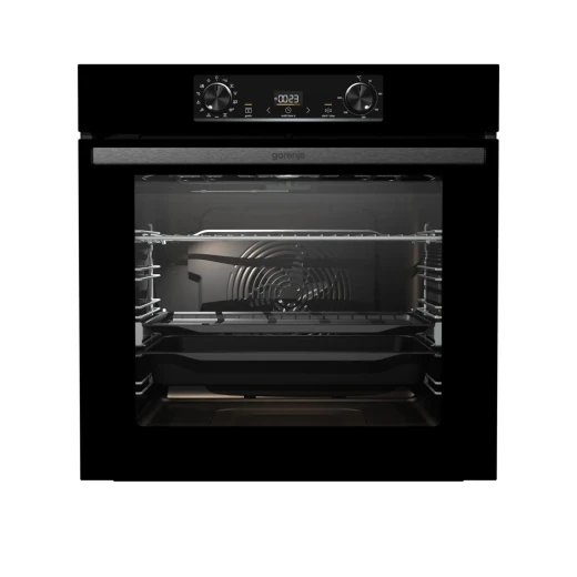 Gorenje G400 Multi-System Electric Oven – 60x60 cm – AirFry Function and Pizza Menu – Black – Modern Design and Practical Performance for Cooking and Baking in the Kitchen Gorenje G400 Multi-System Electric Oven – 60x60 cm – AirFry Function and Pizza Menu – Black – Modern Design and Practical Performance for Cooking and Baking in the Kitchen