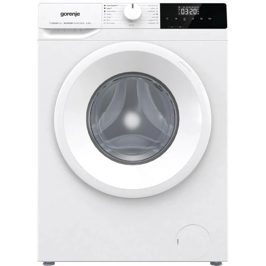 Gorenje WNHPI72SCS Front Load Washing Machine – 7 kg Capacity – 1200 RPM Spin Speed – White Color – Practical and modern design for effective washing and protection of everyday fabrics Gorenje WNHPI72SCS Front Load Washing Machine – 7 kg Capacity – 1200 RPM Spin Speed – White Color – Practical and modern design for effective washing and protection of everyday fabrics