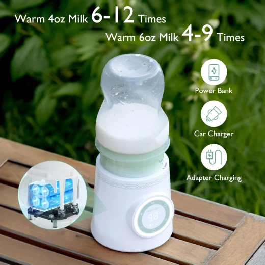 Momcozy Portable Bottle Warmer for Travel - Fast Heating, Leak-Proof Design, Compatible with Most Bottles - Momcozy - Image 7